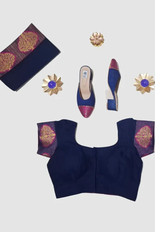 Royal Purple & Pink cotton – Combo Set